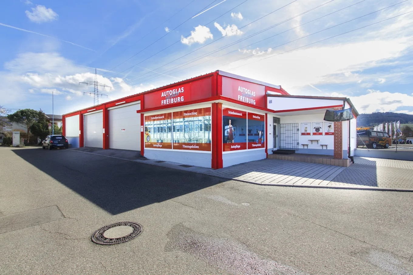 Autoglas Service Freiburg – Werkstatt von außen